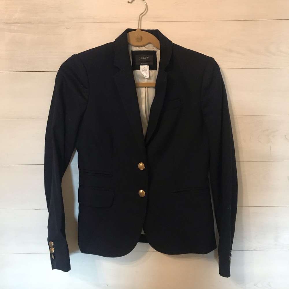Navy blue J.Crew blazer
